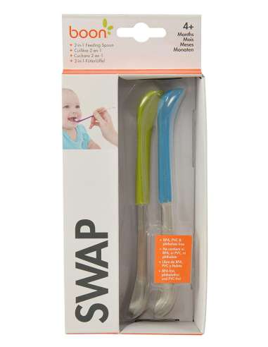 SWAP-Cuchara doble bebé (Pack de 2) BOON