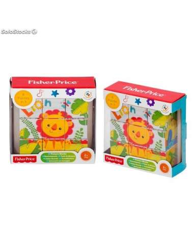 BLOQUES madera leon INFt FISHER PRICE