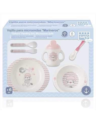 VAJILLA 6 PZS MICROONDAS SARO CLASSIC