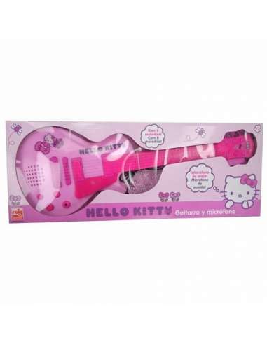 GUITARRA CON MICROFONO HELLO KITTY REIG