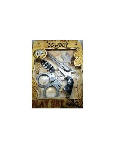 PLAY SET COWBOY PISTOLA DEL OESTE ATOSA