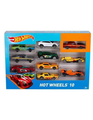 PACK 10 VEHICULOS HOT WHEELS CPA 