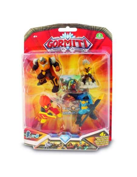 GORMITI BLISTER 4 FIGURAS 5 CM