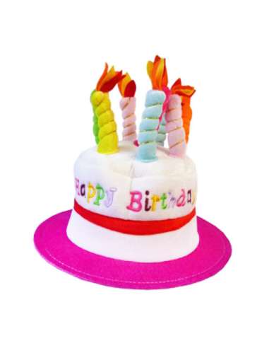 Gorro de cumpleaños con gafas de cumpleaños, gorro de feliz cumpleaños de  felpa con velas multicolores, sombreros de fiesta, accesorios para fotos de  cumpleaños Sincero Hogar
