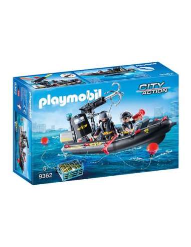 LANCHA PLAYMOBIL  LAS FUERZAS ESPECIALES