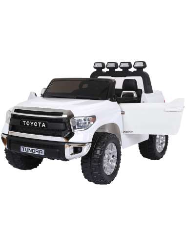 COCHE TOYOTA TUNDRA 12V WHITE RUNRUN TOY