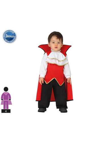 Disfraz vampiro niño bebe clasic talla 6 a 12 meses