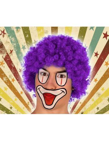 PELUCA PAYASO MORADO