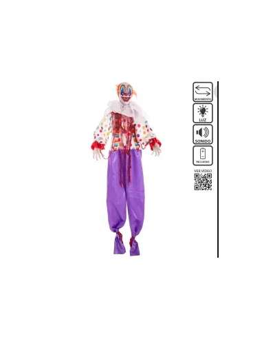 PAYASO LUZ SON.MOV-HALLOWEEN 166 CMS