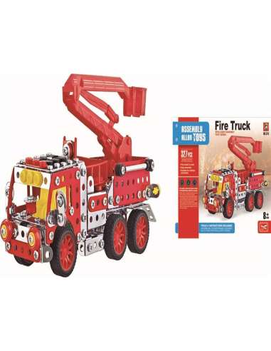 CONSTRUCCION METAL BOMBEROS 328 PCS