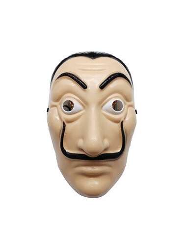 Máscara de la Casa de Papel Halloween o Carnaval