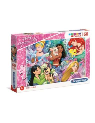 PUZZLE 60 Princess CLEMENTONI