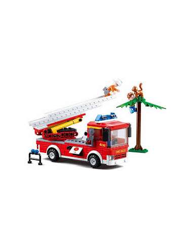 FIRE AERIAL LADDER 259 piezas sluban camion bomberos