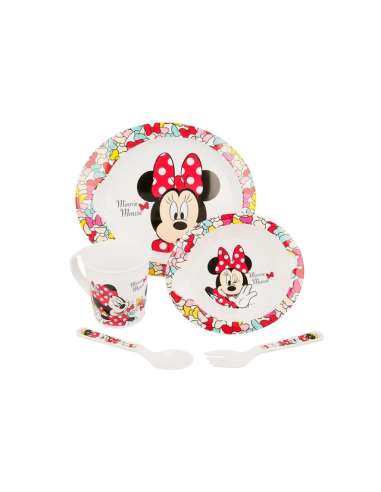 VAJILLA MICROONDAS 5 PIEZAS MINNIE STOR