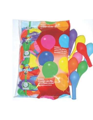 Paquete de 100 globos de colores
