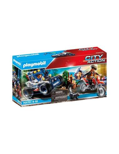 VEHICULO TODOTERRENO DE POLICIA PLAYMOBI