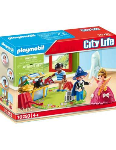 NIÑOS CON DISFRACES PLAYMOBIL