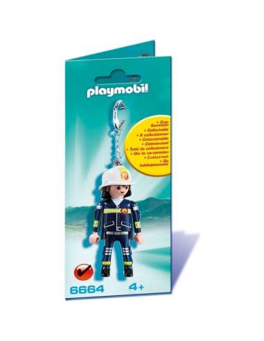 LLAVERO PLAYMOBIL BOMBERO 