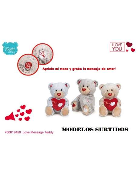 Peluche Osos amorosos (Incluye DVD) - Varios modelos - -5% en libros