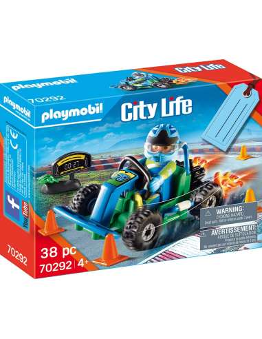 SET GO-KART PLAYMOBIL