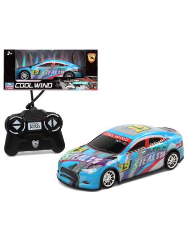 COCHE RALLY BLUE COOLWIND  R/C  1:17 ATO