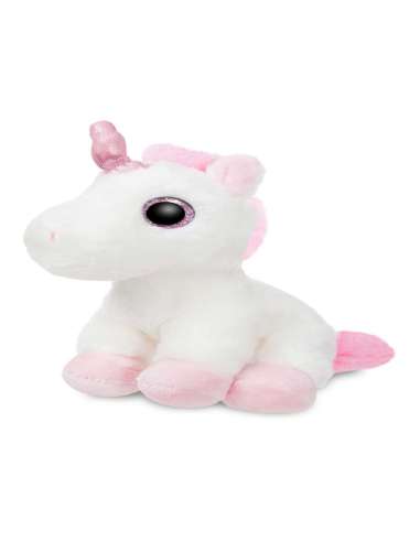 UNICORNIO BLANCO Y ROSA 18 CM APEX