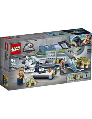 LEGO Jurassic World Laboratorio del Dr. Wu: Fuga de las Crías de Dinosaurio 