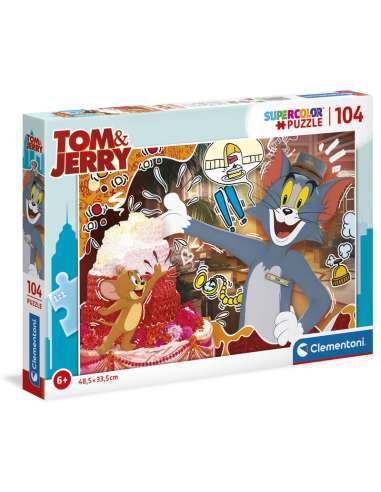 Puzzle Tom y Jerry 104pzs