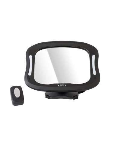 Maxi espejo de seguridad 360º con luz Saro