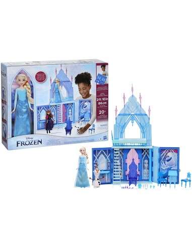 Frozen Palacio portatil de hielo de Elsa con muñeca