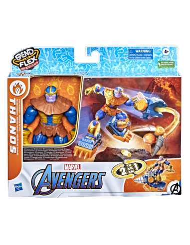 Bend and flex pack misiones thanos hasbro