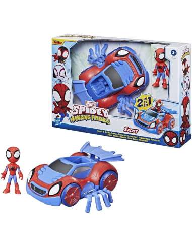 Spidey y su vehiculo Hasbro