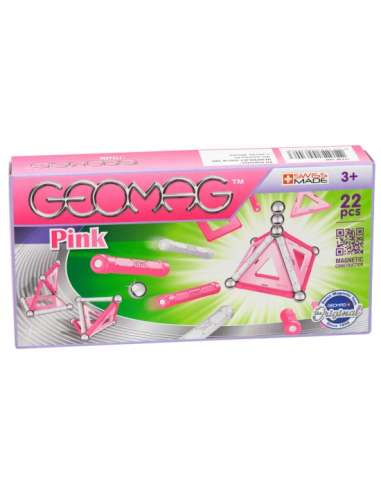 Geomac pink 22 piezas juego imanes