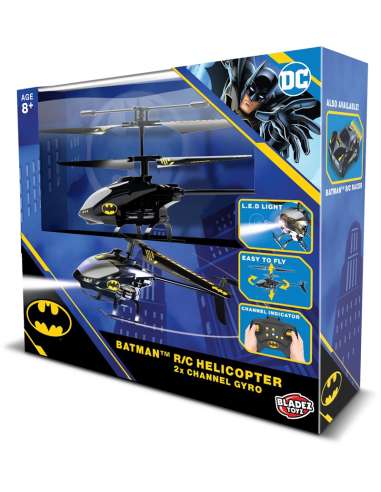 Batman helicoptero 2 Canales 18cm luces