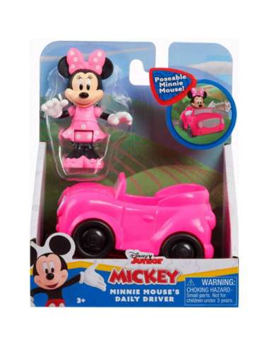 Figura Minnie articulada con coche