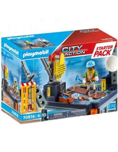 Starter pack construcción con grúa 70816 Playmobil