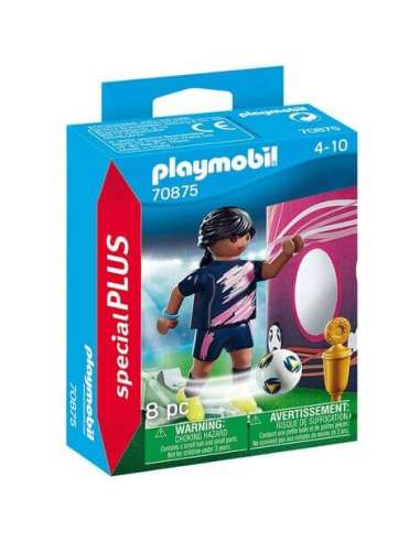Futbolista con muro de gol 70875 Playmobil