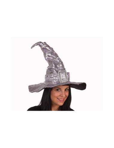 Sombrero de bruja con hebilla Halloween Profisa