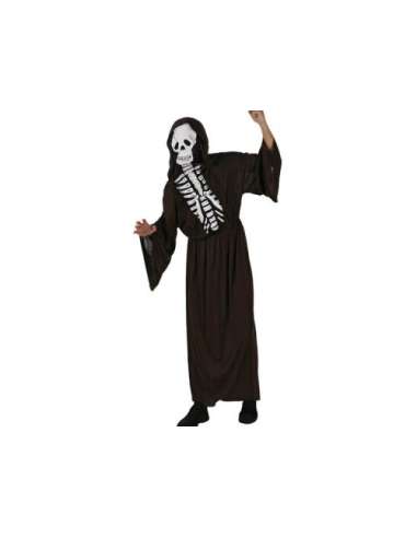 Disfraz esqueleto Hombre adulto talla unica atosa