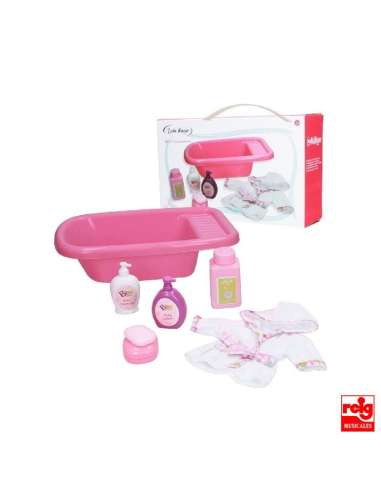 Set de baño para muñeca Claudio Reig