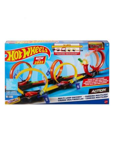 Hot Wheels track builder carrera multi looping Mattel
