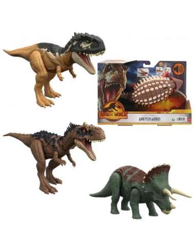 Dinosaurio ruge y golpea surtidos Mattel