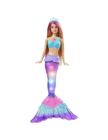 Muñeca Barbie sirenas luces mágicas Mattel
