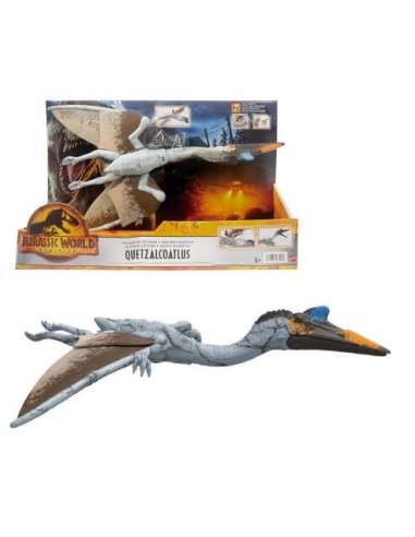 Dinosaurio Quetzalcoatlus mega acción Jurassic World Dominion Mattel