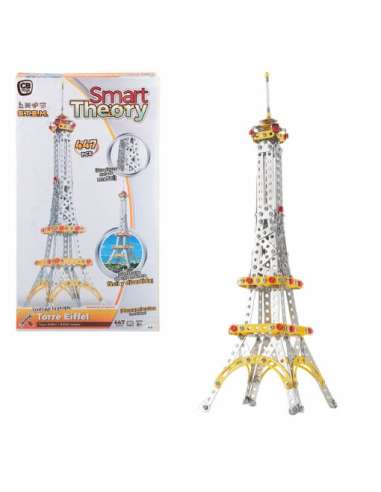 Set de construcción de metal la Torre Eifel con 447 piezas Color Baby