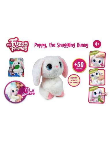 The fuzzy friends Poppy Bunny Famosa