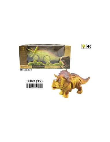 Triceratops con movimiento,luces y sonido