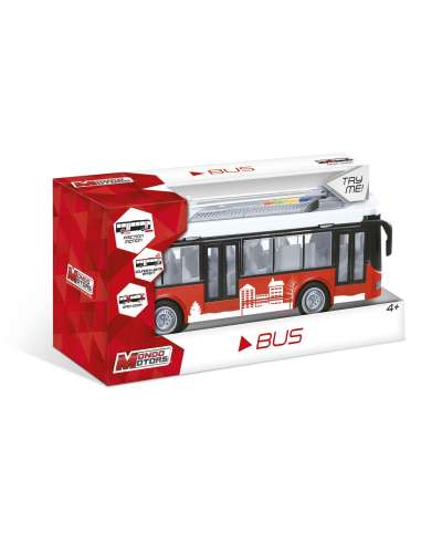 Bus AUTOCAR de friccion MONDO 29 Cm 