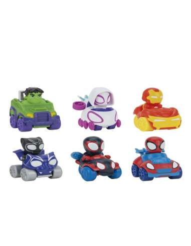 Vehiculos lanzadiscos Spidey y sus amigos toy partner