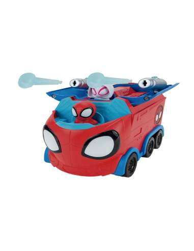 Spidey vehiculo deluxe spiderman toy partner